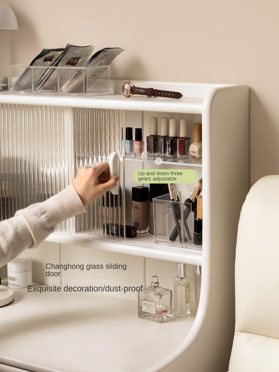 Solid RubberWood Cream Style Vanity Table.