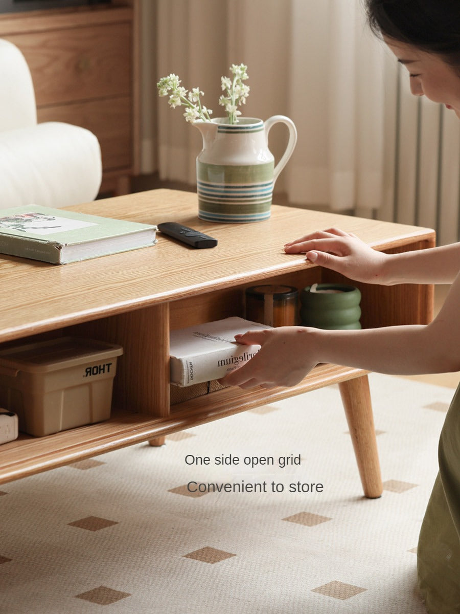 Oak Solid Wood Classic Coffee Table