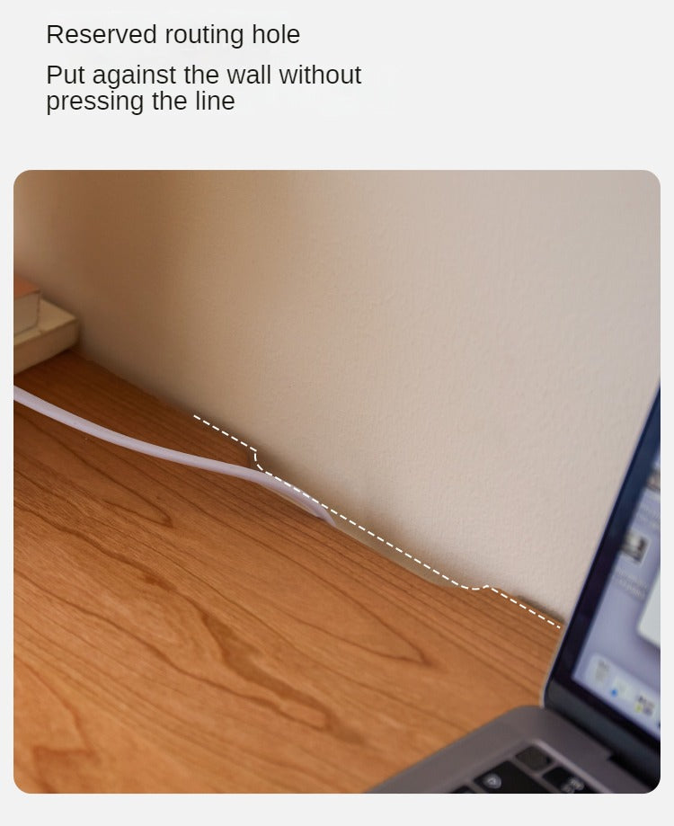 Cherry Wood Office Desk Narrow Vintage