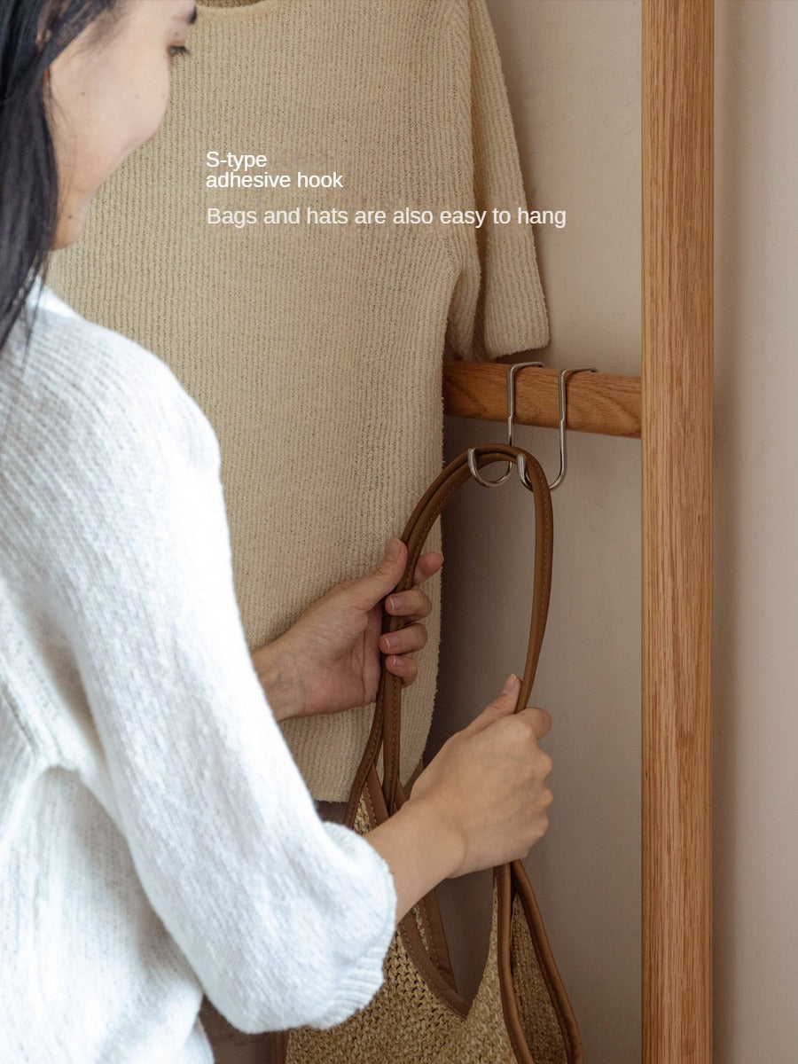 Oak Solid Wood Corner Hanger Rack