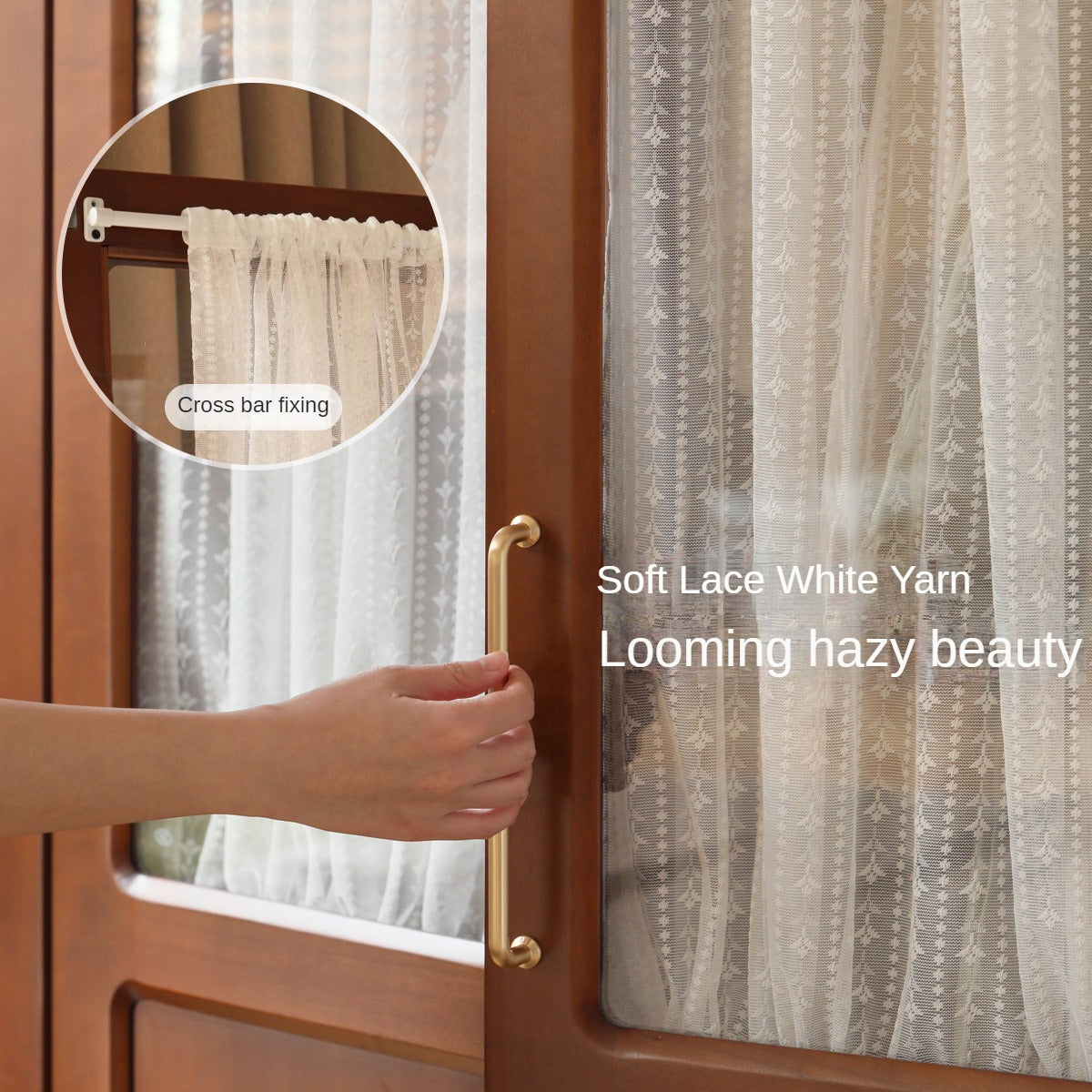 Poplar Solid Wood Modern Retro Style Double Door Wardrobet.