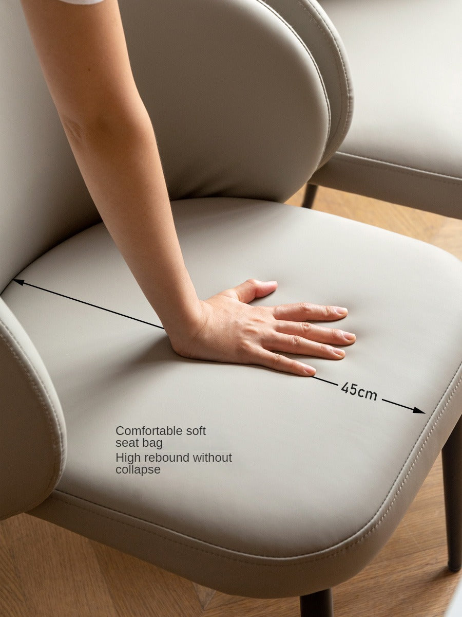 Soft Gray Leisure Dining Chair