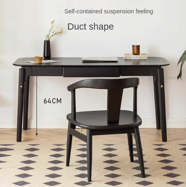 Oak Solid Wood Modern Simple Computer Desk