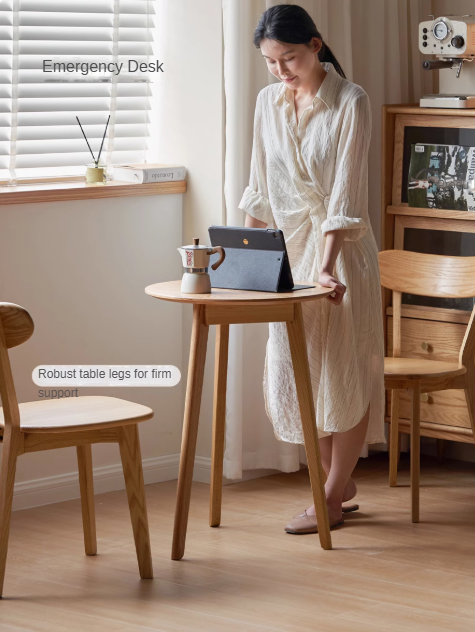 Oak Solid Wood Side Table