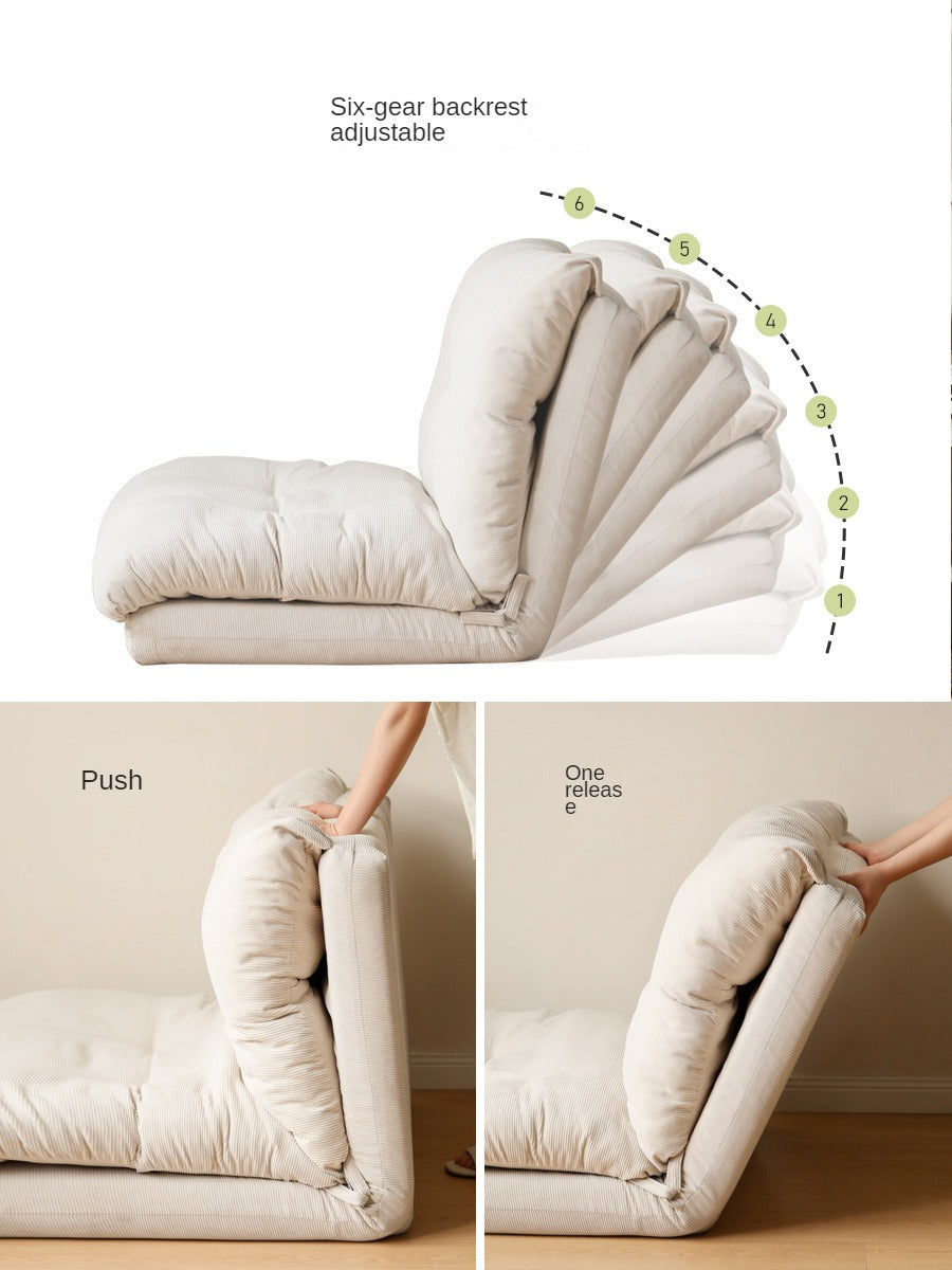 Technology Cloth Sofa Bed, Cream Style Leisure.