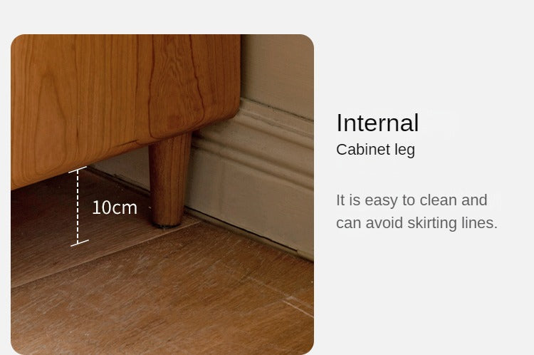 Cherry Solid Wood Nightstand.