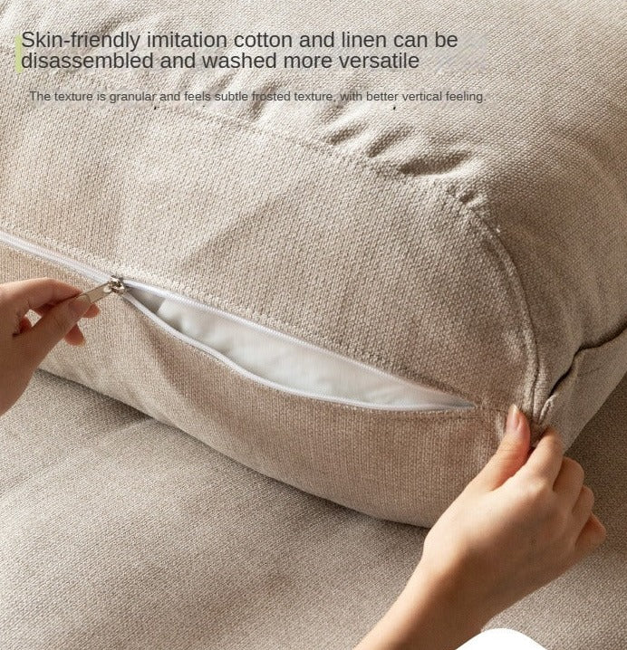 Oak Solid Wood Floor to Floor Tall Sofa.