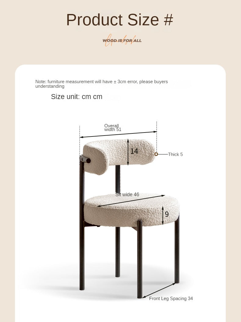 Fabric, Organic Leather Dressing Cream Style Makeup Stool