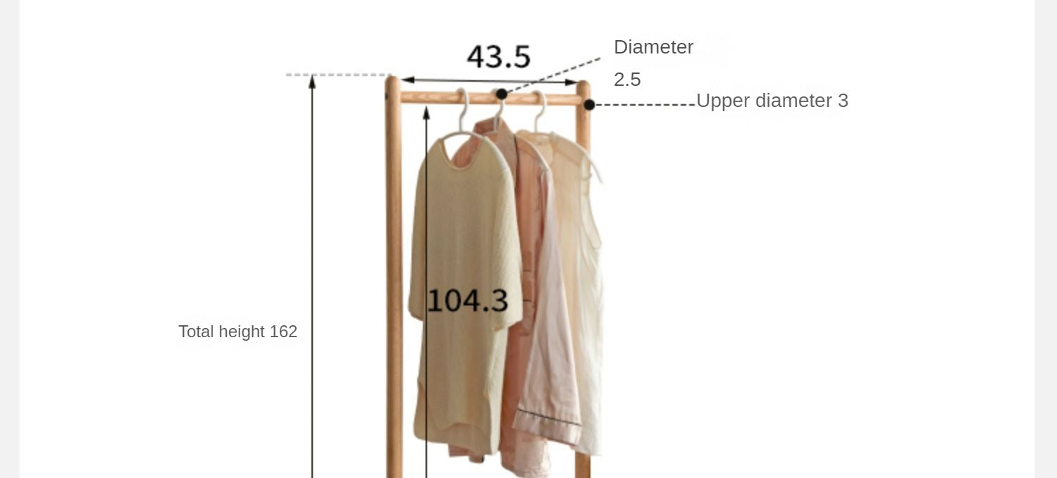 Multifunctional hanger Oak Solid Wood"