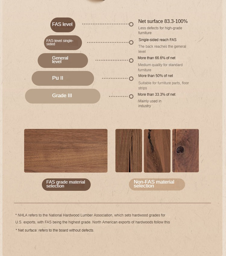 Black Walnut, Poplar Solid Wood Big Bed Retro French