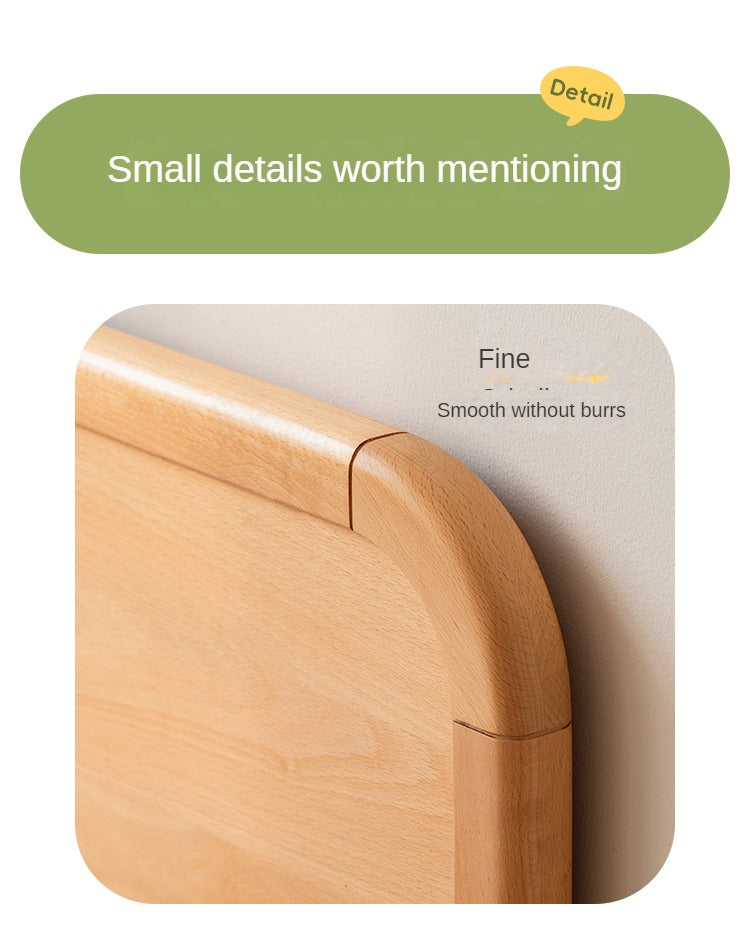 Beech Solid Wood Children's, Montessori Floor Bed<