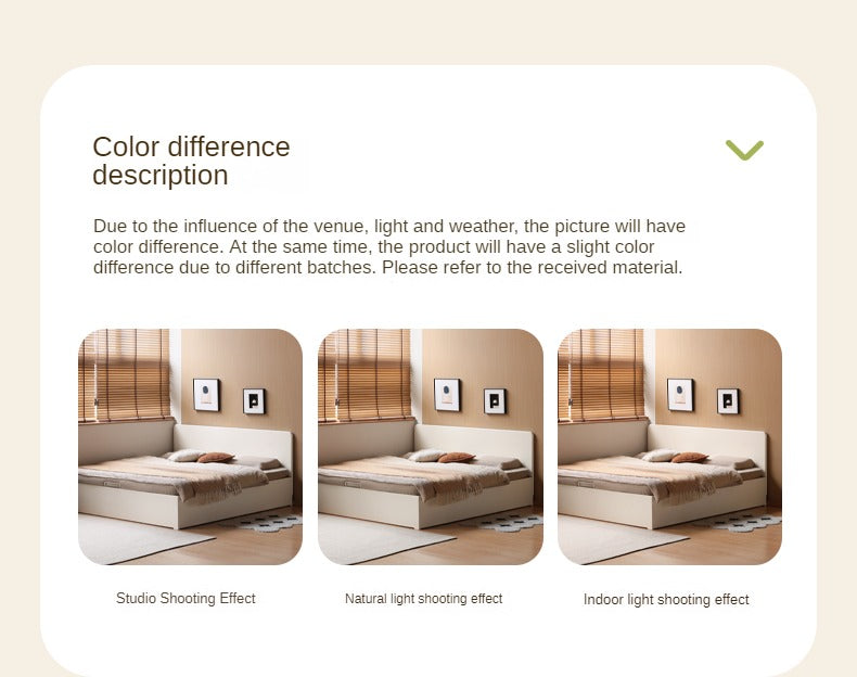 Rubber wood, Poplar solid wood white open box bed