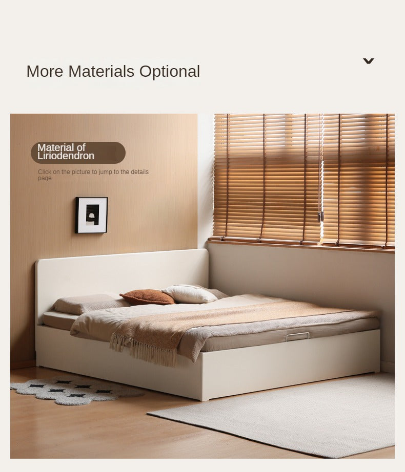 North American black walnut solid wood light luxury box bed