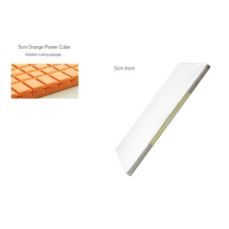 Power Sponge Lightweight Pad with Moderate Firmness Thin Mattress Antibacterial and Anti mite Sponge Mattress "