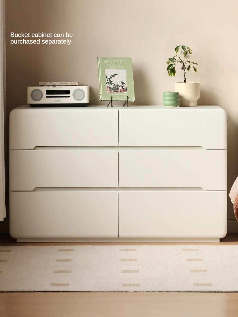 Poplar Solid Wood, Solid Rubberwood Cream Air Makeup Table.