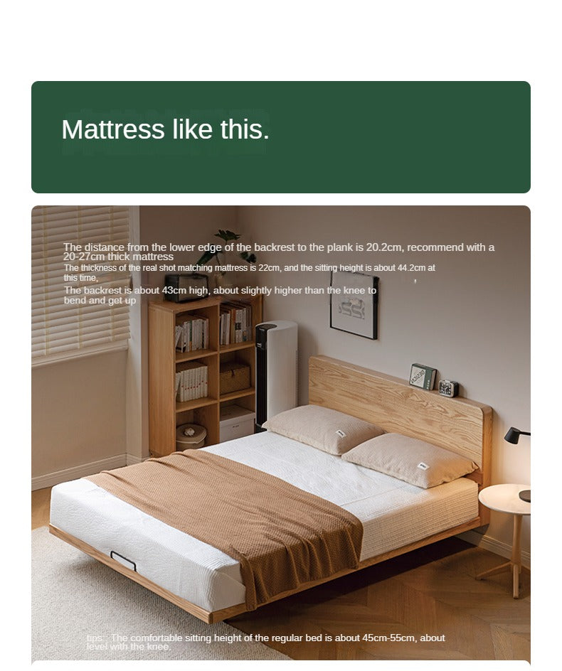 Rubber wood, Oak Solid Wood Suspended Bed