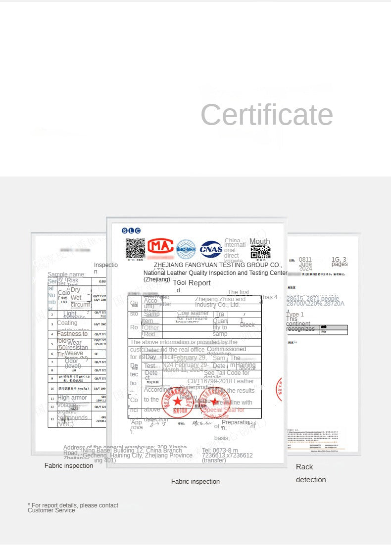Genuine leather Sofa Bed Italian Light Luxury.