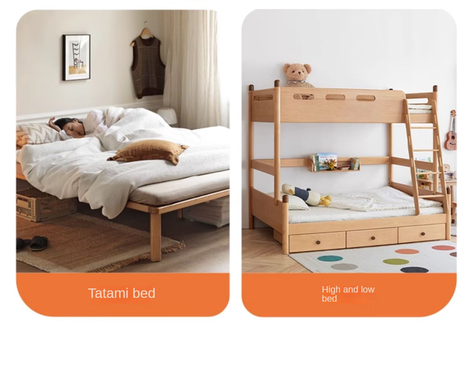 Zero-Glue Natural Coconut Fiber Eco-Friendly Double Mattress, Thin and Firm with Spinal Support 12cm, 8cm, 6cm