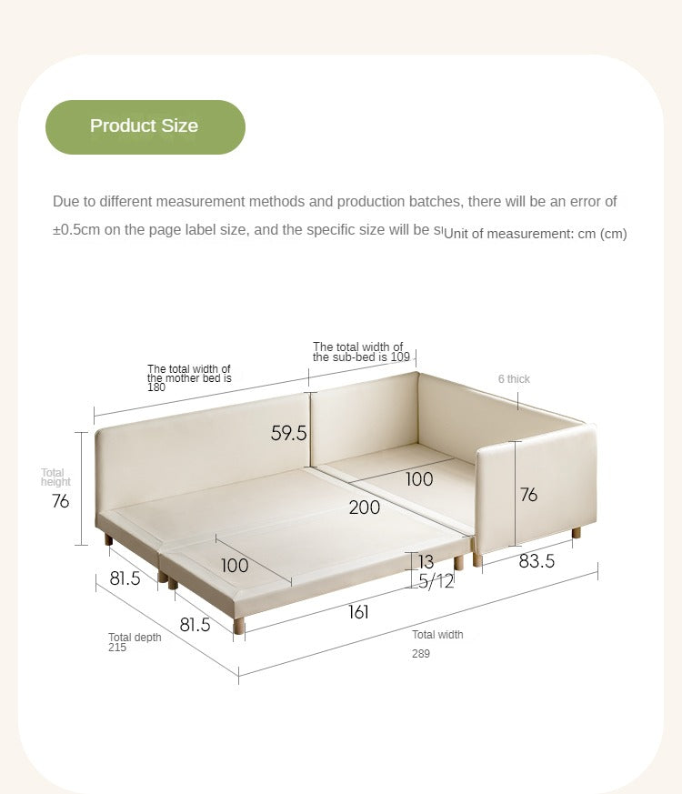 Floor Bed for toddler, kids Montessori beds,Children's bed/adult bed organic leather"