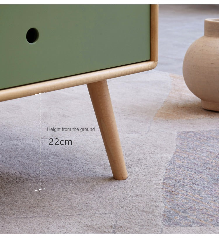 Beech Solid Wood Coffee Table Nordic Simple.