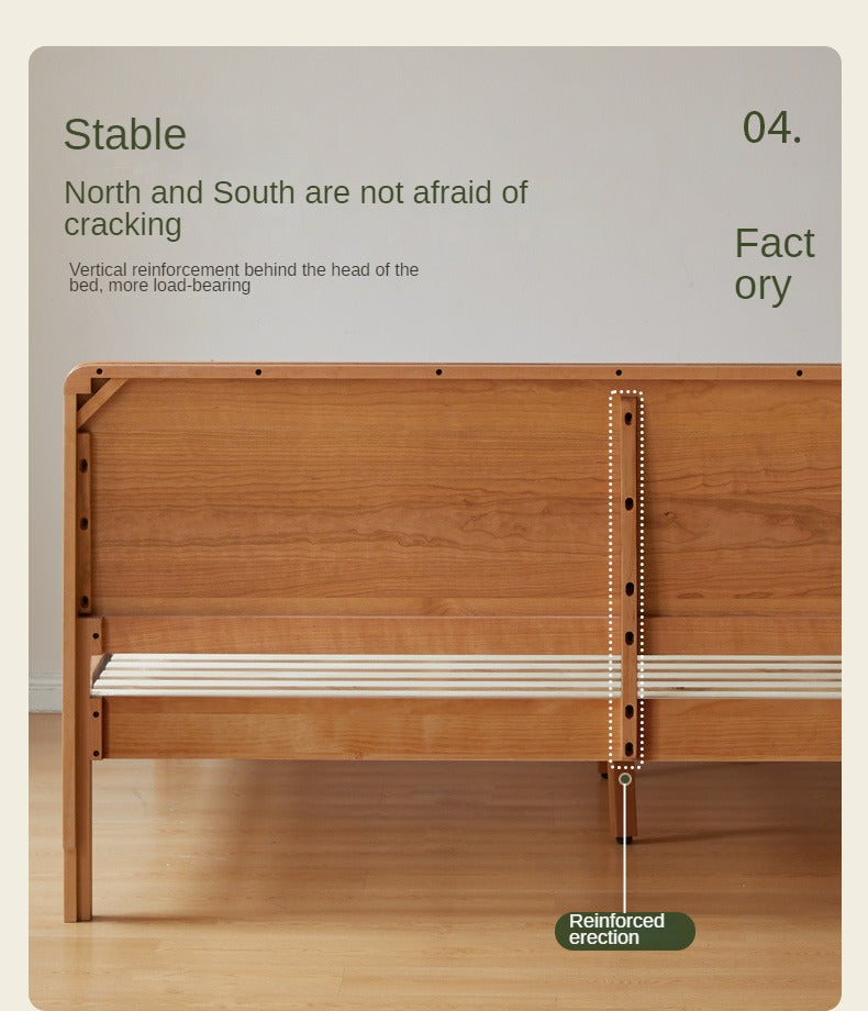 Cherry solid wood bed - SPECIAL PRICE