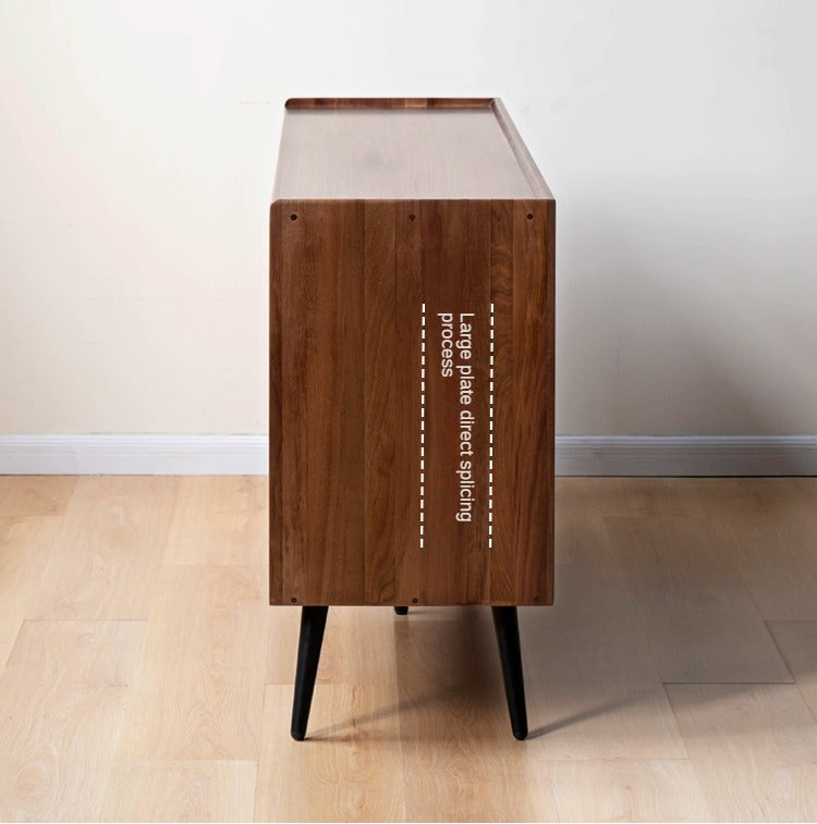 Black Walnut Solid Wood Cabinet Storage