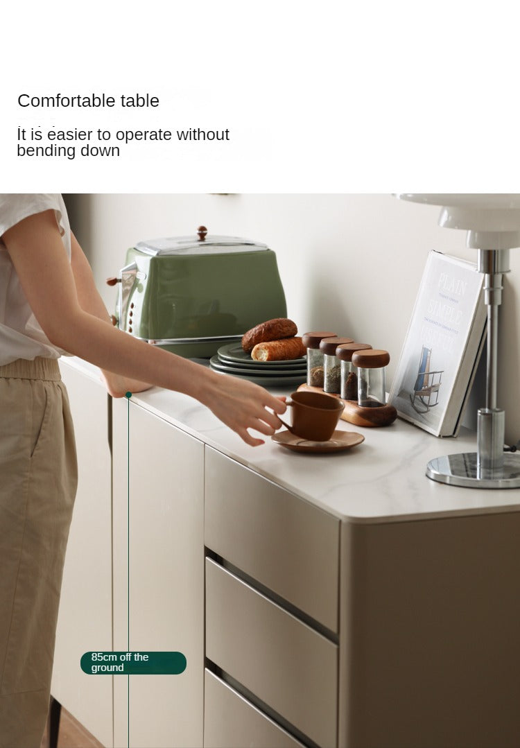 Tulipwood Solid Wood Sideboard Slate Top