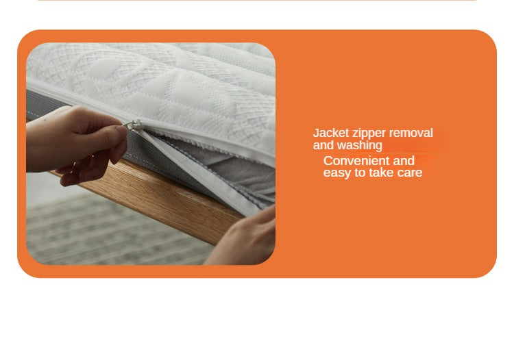 Zero-Glue Natural Coconut Fiber Eco-Friendly Double Mattress, Thin and Firm with Spinal Support 12cm, 8cm, 6cm