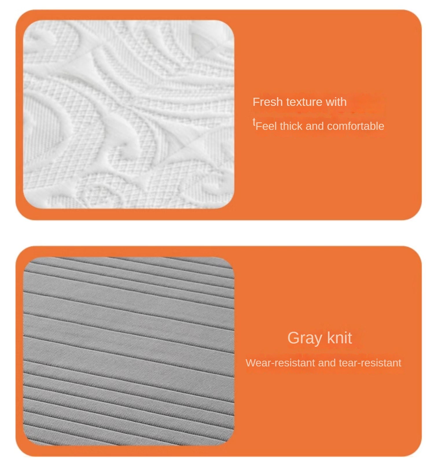 Zero-Glue Natural Coconut Fiber Eco-Friendly Double Mattress, Thin and Firm with Spinal Support 12cm, 8cm, 6cm