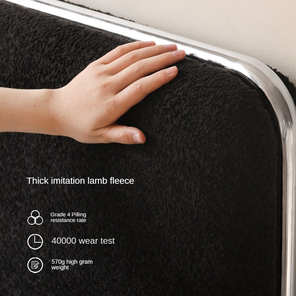 Fabric Bed Bauhaus Style Soft Bed