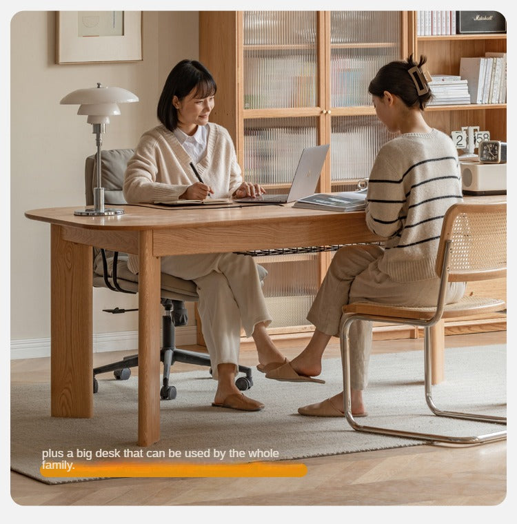 Oak Solid wood office/study/dinner large table"