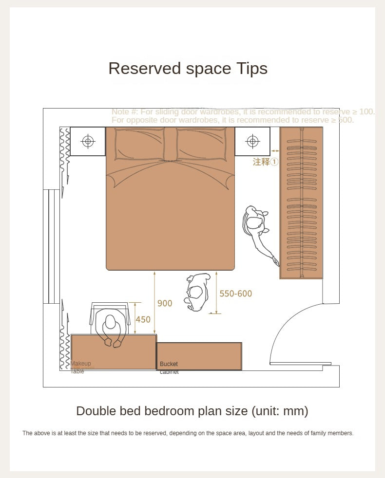 Black Walnut, Oak, Catalpa Solid Wood Floating Bed with Modern Minimalist Design