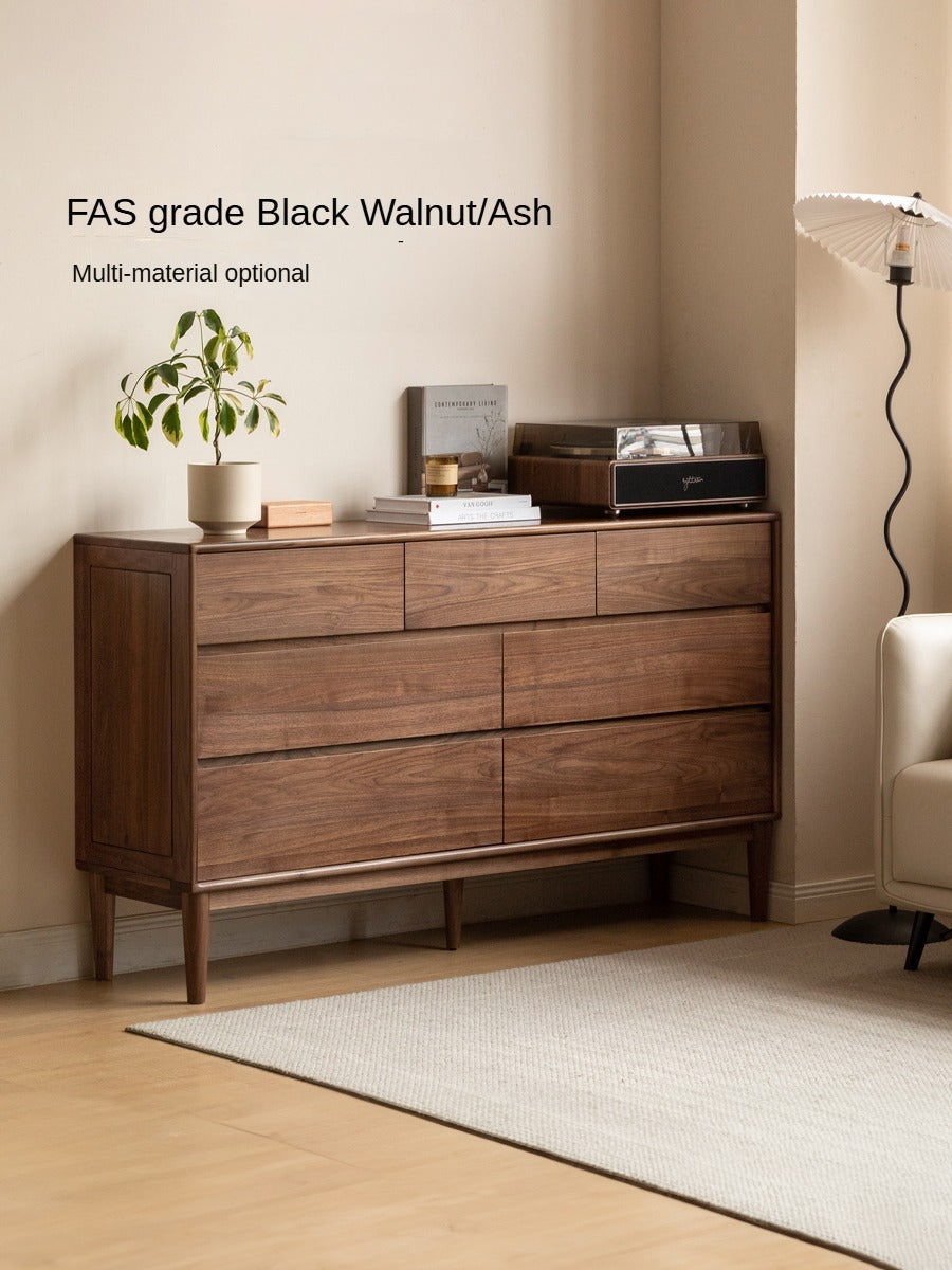 Oak Solid Wood Small Chest of Drawers
