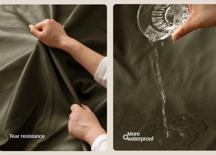 Black Walnut Solid Wood Modern Straight Sofa.