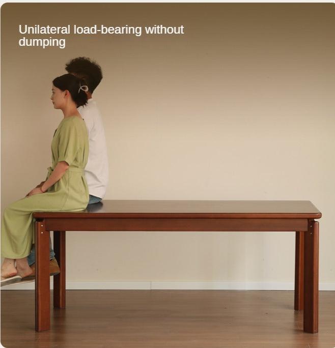 Poplar Solid Wood Medieval Retro Dining Table