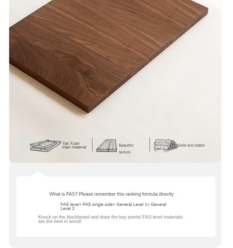 Black Walnut Solid Wood Foldable Modern Stool