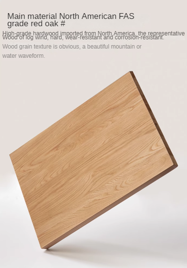 Oak Solid Wood Storage Floor TV Cabinet.