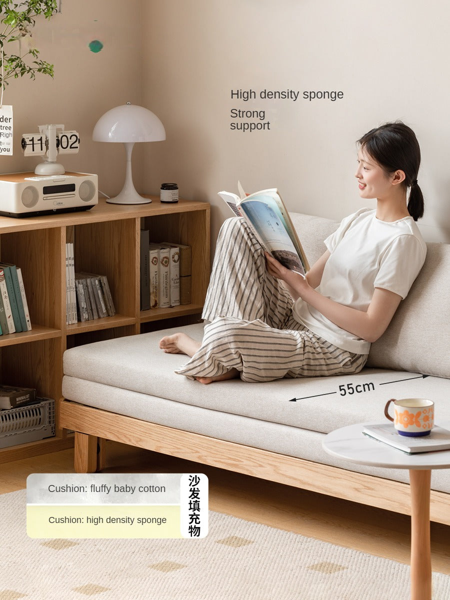 Oak, Beech Solid Wood Sofa Bed.