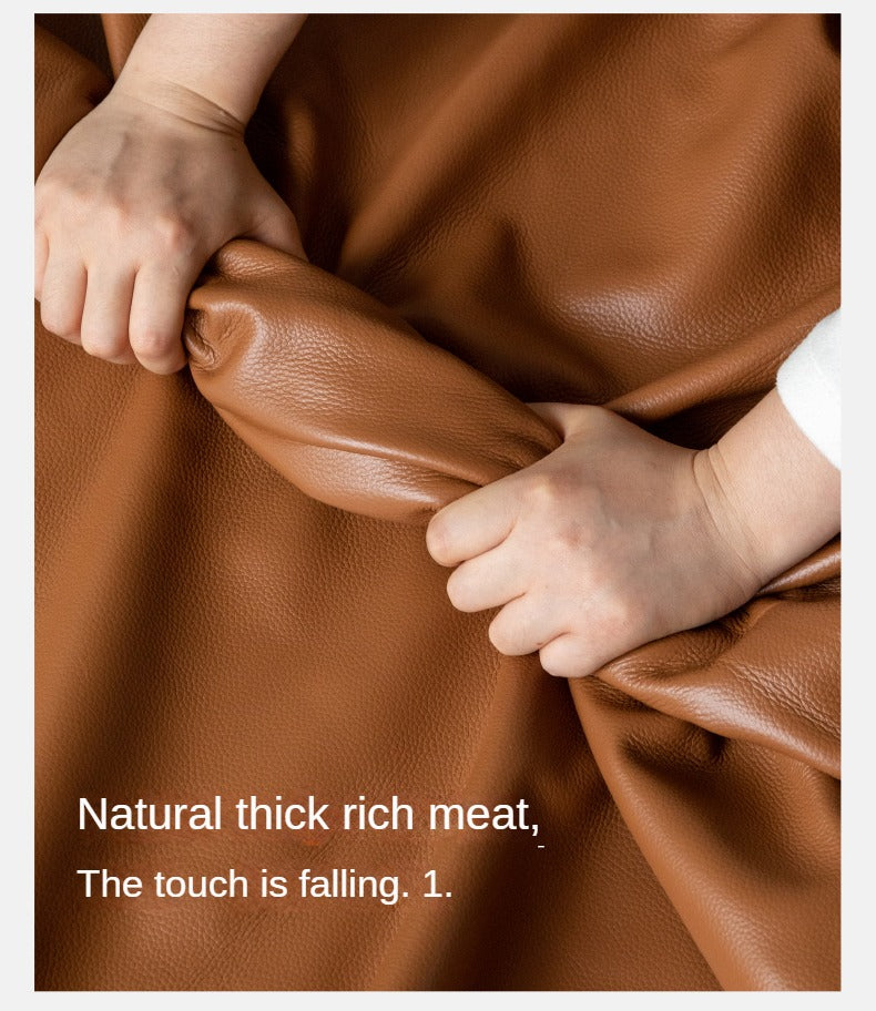 Leather Italian Minimalist Sofa.