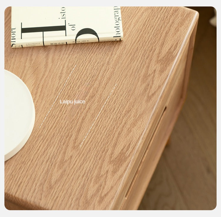 Oak solid wood Nightstand :