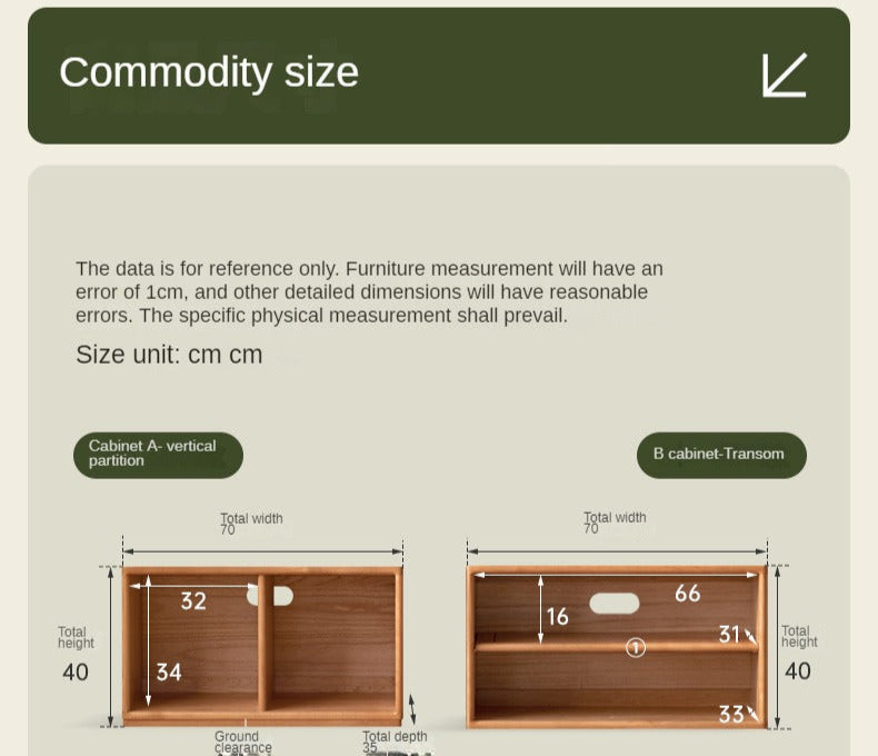 Cherry Solid Wood Free Combination Bookcase.