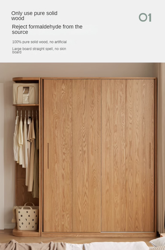 Oak, Cherry Solid Wood Corner Triangle Cabinet Corner Wardrobe.