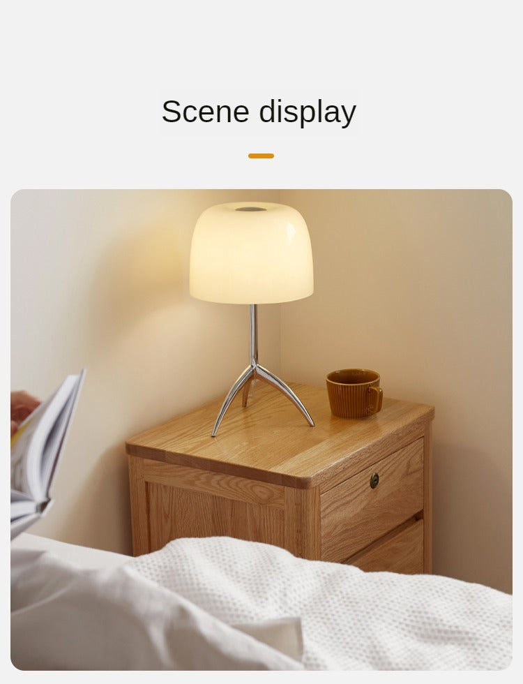 Oak Solid Wood, Solid Rubberwood Nightstand with Locker.