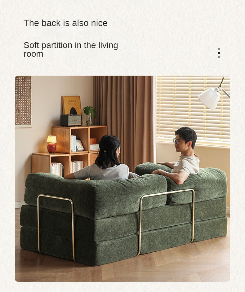Fabric Modern Folding Dual-purpose Sofa,