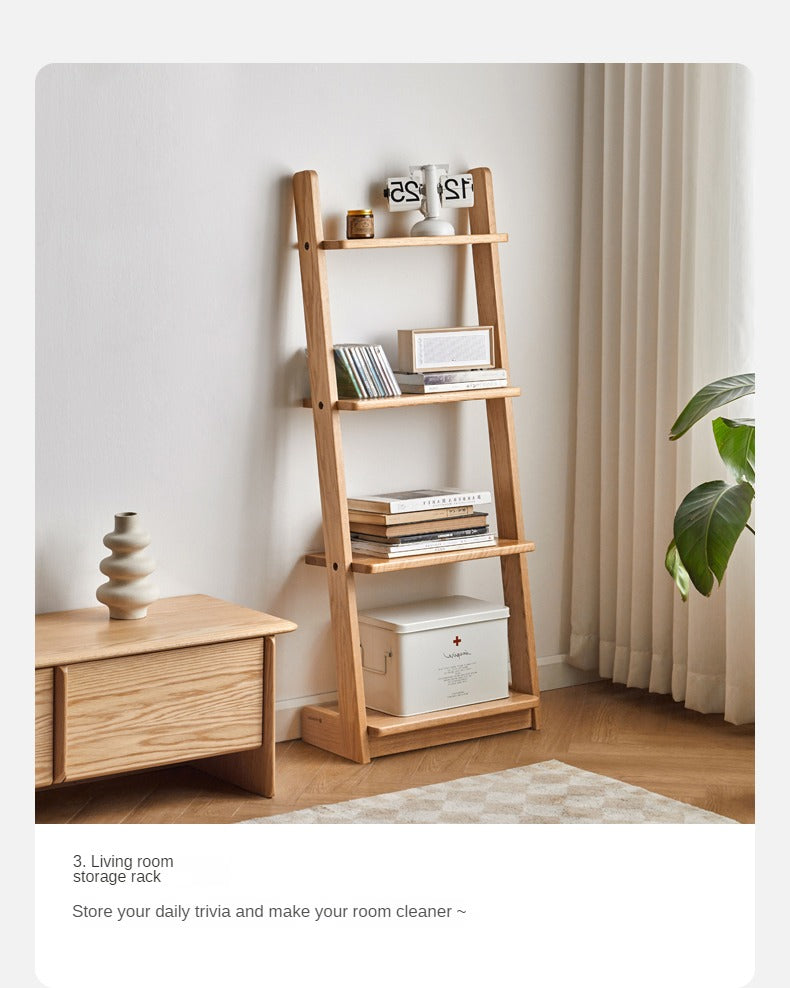 Oak, Beech Solid Wood Bookshelf Racks