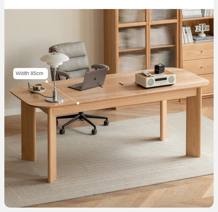 Oak Solid wood office/study/dinner large table"