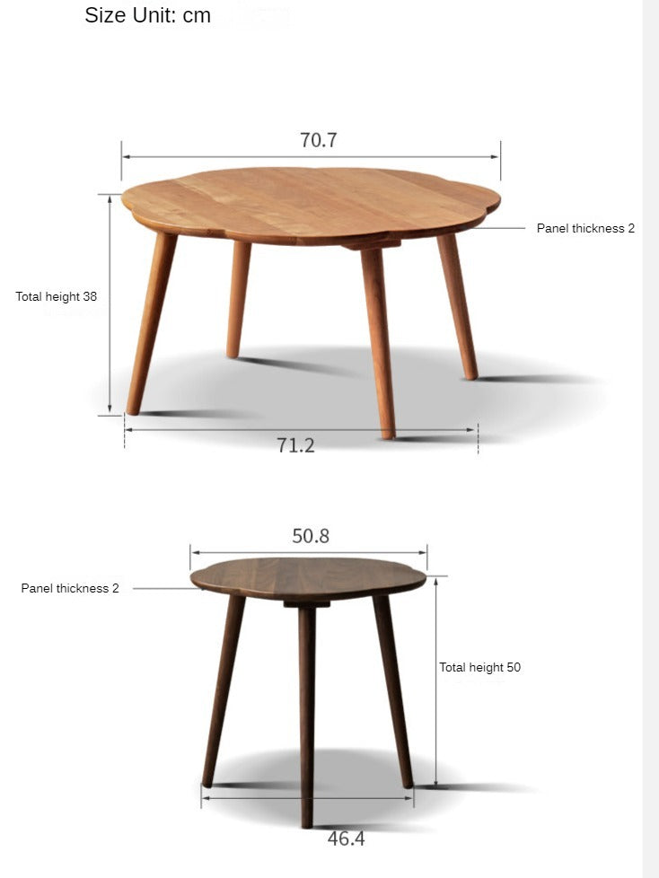 Black Walnut, Cherry Solid Wood Coffee Table