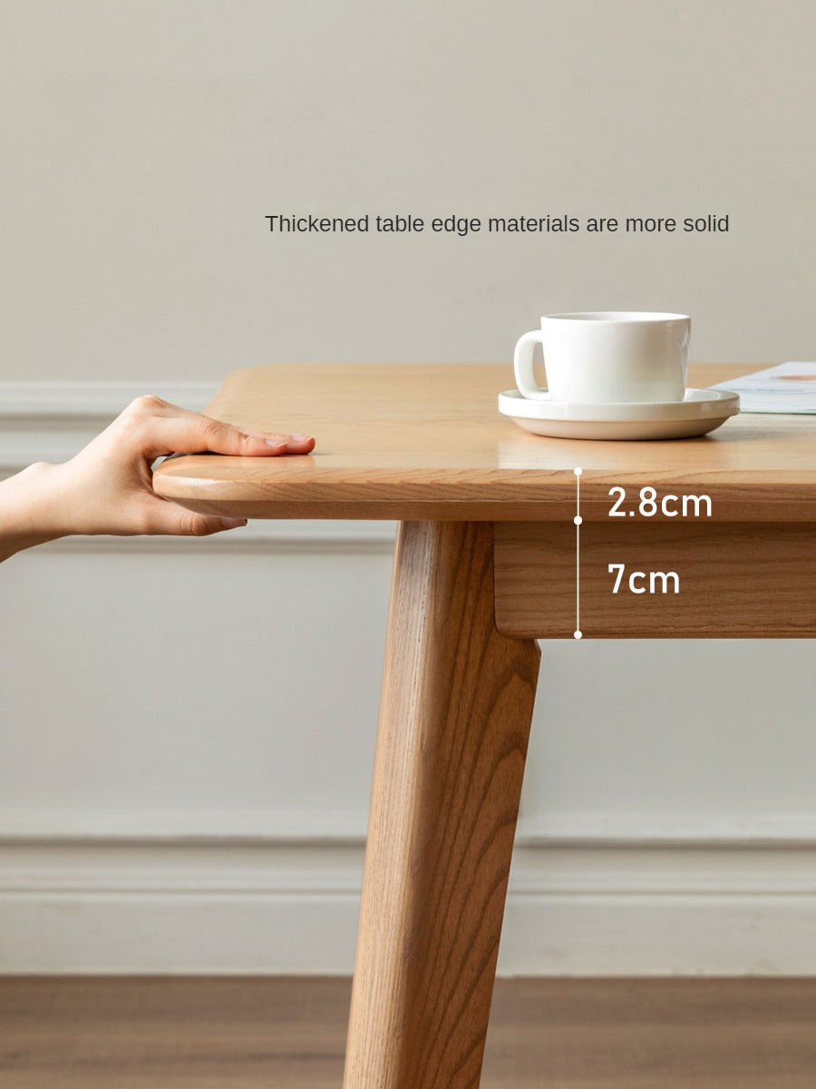 Oak, Ash Solid Wood Dining Table