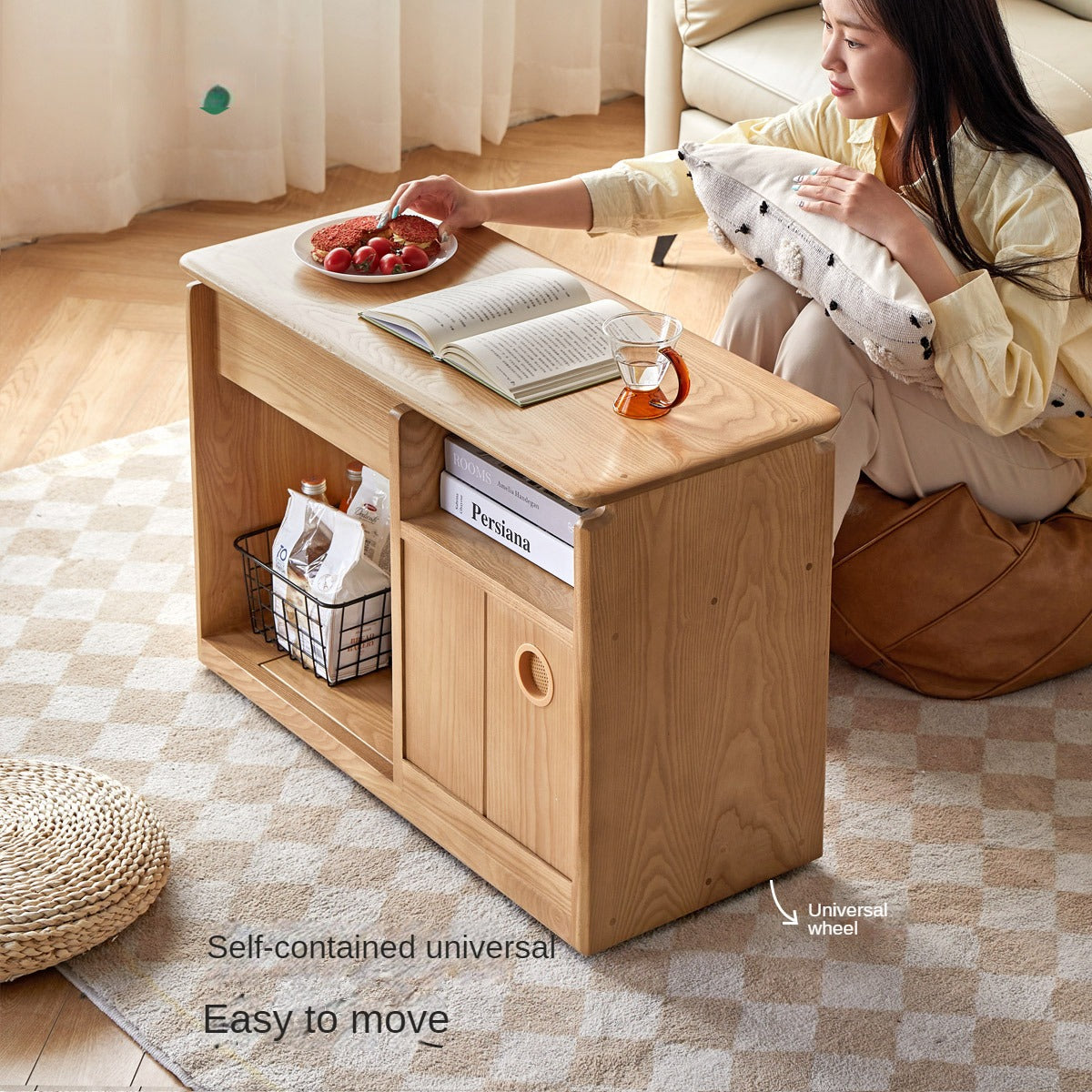 Black Walnut, Oak, Ash Solid Wood Side Table