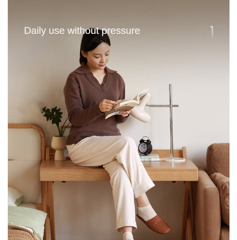 Oak solid wood modern folding table.